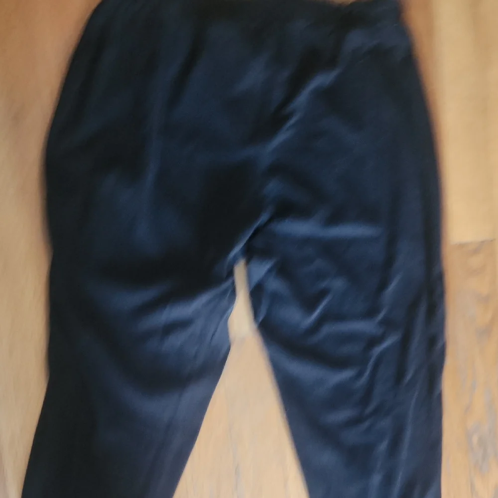 Torrid Black Cotton And Spandex Leggings with White Stripes Size 1 - Picture 7 of 14